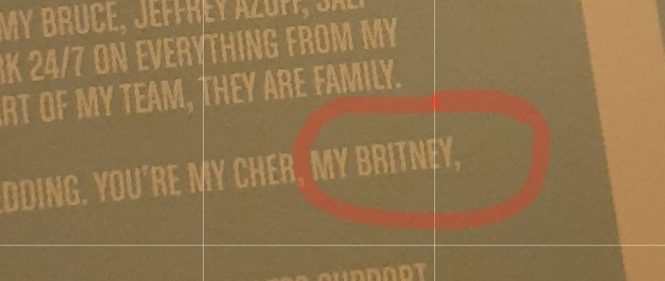 Britney served as the main inspiration for "Treat Myself", as well as songs like "No" and "Me Too." Meghan later mentioned her in the album booklet.