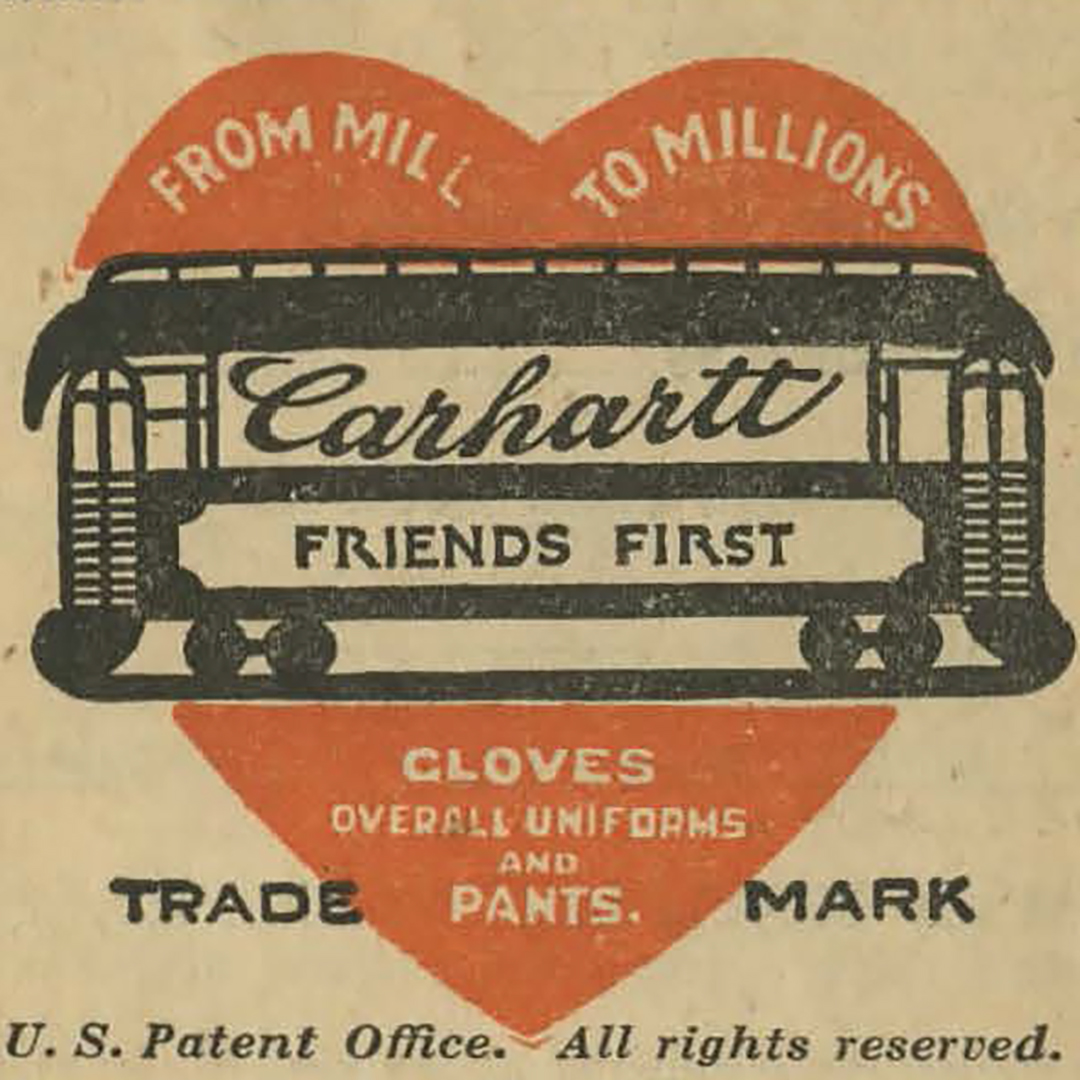 Carhartt's tweet photo. “I believe that when I make a sale, I make a permanent friend.” – Hamilton Carhartt. "Friends First" logo shown here dates back to 1913. #FriendsofCarhartt https://t.co/rkMWdkPh0V