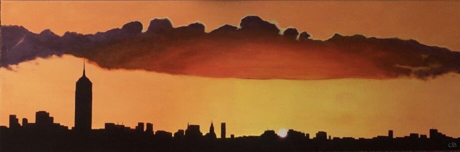 easeltotheframe's tweet photo. This painting was an early study of colour &amp; contrast. This was reworked many times &amp; I had just about given up on it when a friend remarked on what they liked about it. This changed the way I saw things, it took my focus away from what wasn’t working and onto what was. https://t.co/Q6McWlbo3G