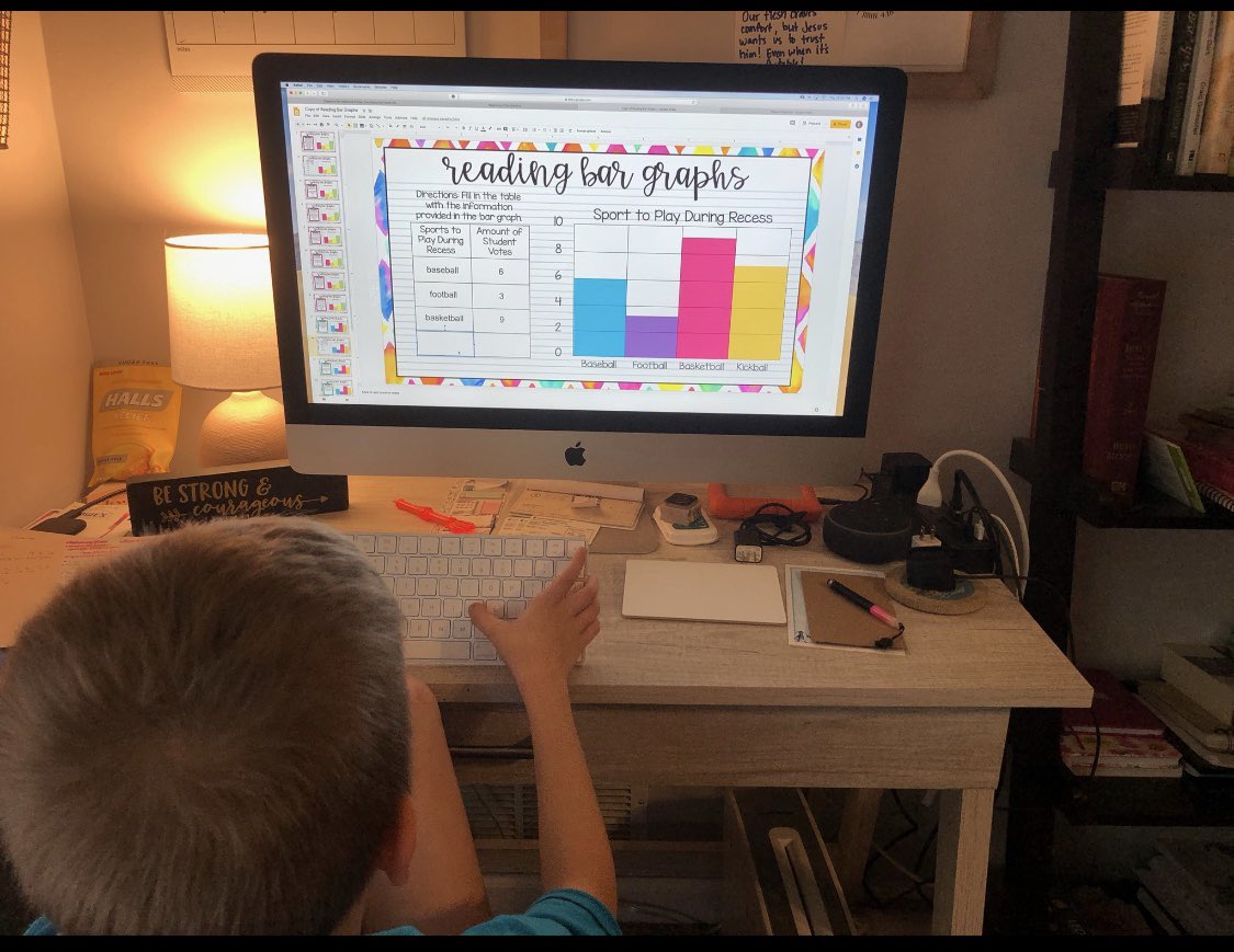 brightbunch20's tweet photo. Nathan finished up his four day distance learning week with the interactive graphs on Google Classroom!   Keep up the good work, Nathan! ⁦Happy Easter! 🐇🐣@TweetDCS_LPS⁩ #TeamDCS #LPSRocks https://t.co/zEkdHKFRns