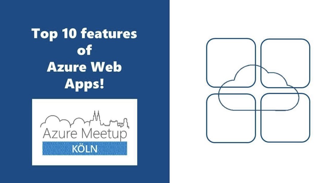 Ra_Koellner's tweet image. Be an #Azure Hero and learn great stuff from @tiagocostapt at @azurecgn
-> 07. May 2020
#Azurehero #AzureWebApp #Azure
Komm mit mir zu Top 10 features of Azure Web Apps! meetu.ps/e/HVLTY/qjZhl/a