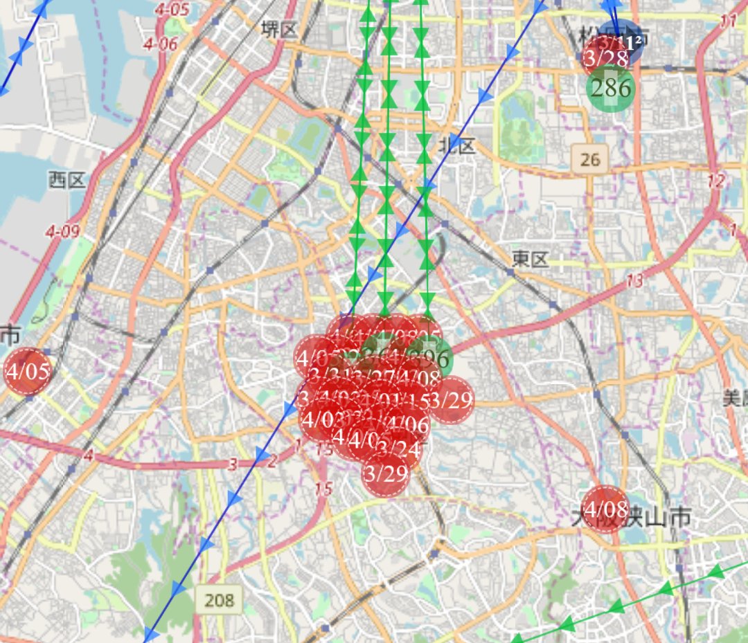 大阪 コロ マップ