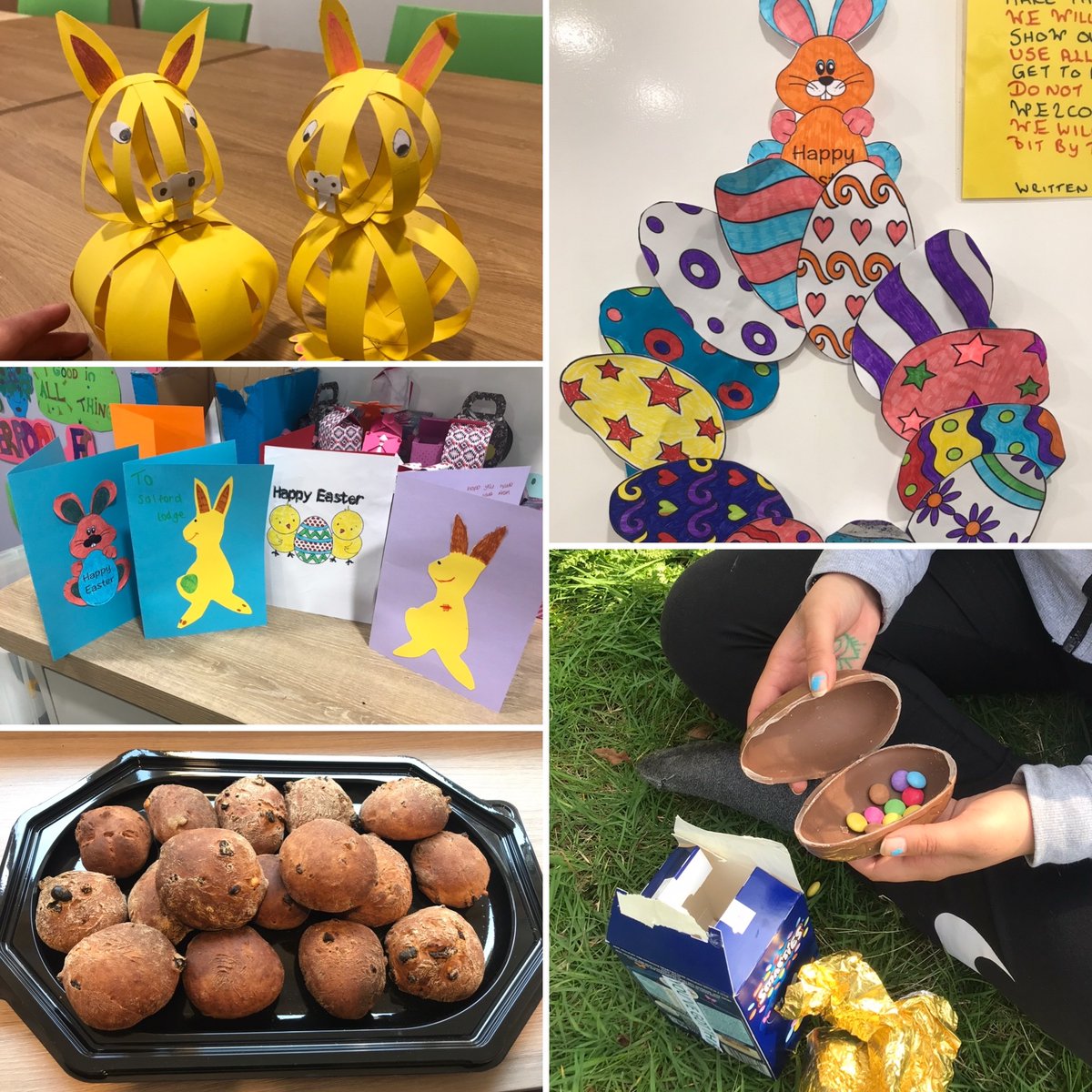 Donna_Coyle's tweet photo. Check out @cygnethealth Salford Lodge’s first day event Easter crafts, homemade hot cross buns, Easter eggs(with a difference)Our therapy garden was in full swing today!Well done to staff &amp; service users for pulling together to make it epic! 

#cygnethealth
#CygnetOT
#EasterFun🐣 https://t.co/DFQ4dEdD3q