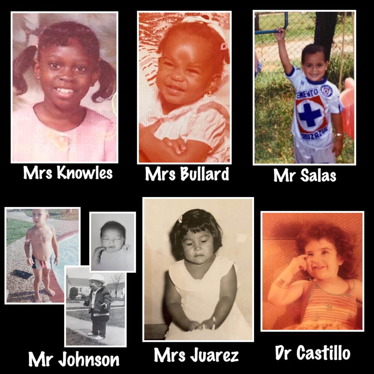Davis9_AISD's tweet photo. D9 Virtual Spirit Week!🔴⚪️🔵 Our staff celebrated Throwback Thursday with baby/kid pictures! ❤️@jkmetcalf1 @hightower_333 @AldineISD https://t.co/OHccbKvBd1