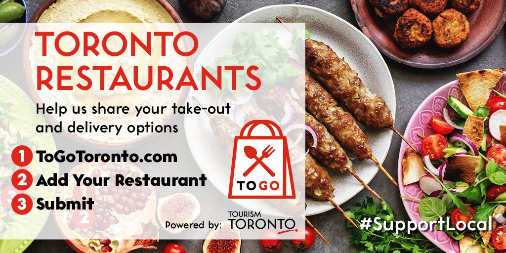 Powered by Tourism Toronto,togotoronto.com just launched with an eye to making it easier for local residents to support local restaurants while also respecting the important commitment of staying home.  If you have a favorite in the 6ix, share this post.#supportlocal