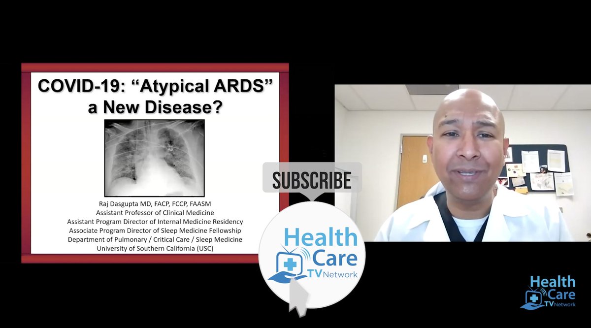 COVID-19 Atypical ARDS - A New Disease? I break it down here - youtube.com/watch?v=U5cvPw… #healthcareheroes be safe out there! Info is changing quickly We need to think outside the box. Thank you <a href="/cameronks/">Cameron Kyle-Sidell, MD</a> #healthcaretvnetwork <a href="/CassandraHein/">Cassandra Hein</a>