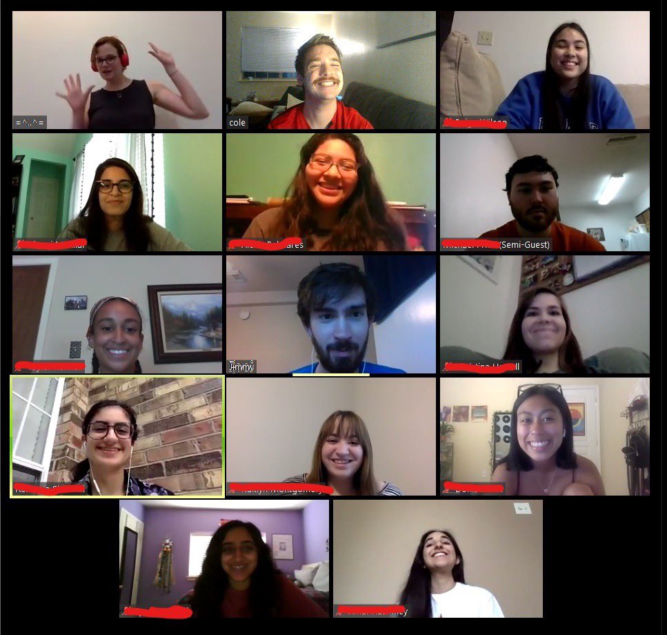 atxthoughtlab's tweet photo. Our first online lab meeting was a phenomenal success! Sometimes you just need to catch up with your lab-mates 💕 https://t.co/nlaFIIyzyZ