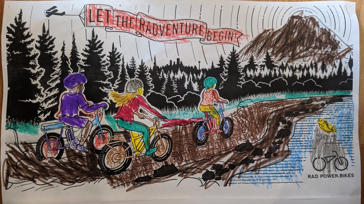 Icaremuch1's tweet image. @RadPowerBikes #RadColoringContest