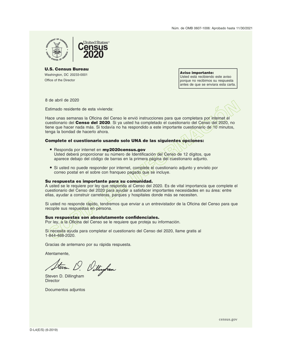 FultonInfo's tweet photo. If you have not completed your #2020Census, you may receive a letter (below) and a paper questionnaire this week reminding you to respond. Get counted TODAY! Complete your census by calling 1-844-330-2020 or go to https://t.co/6PR884TTG0. #FultonCounts https://t.co/QaLcCJQtfY