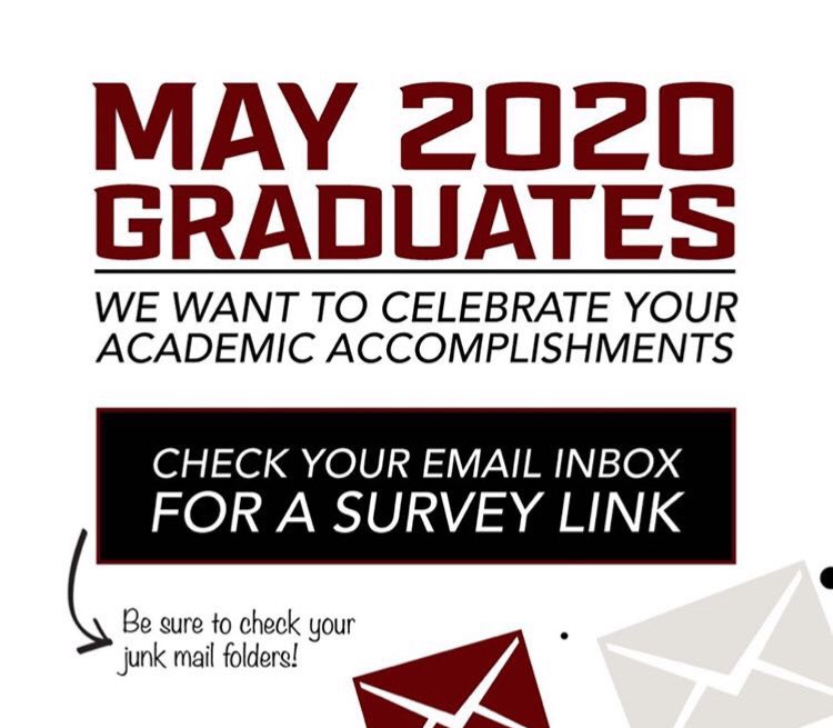 Graduating Seniors! How can SIU still make yourself graduation memorable? Check your first mail for a survey from SIU’s Applied Research Consultants.