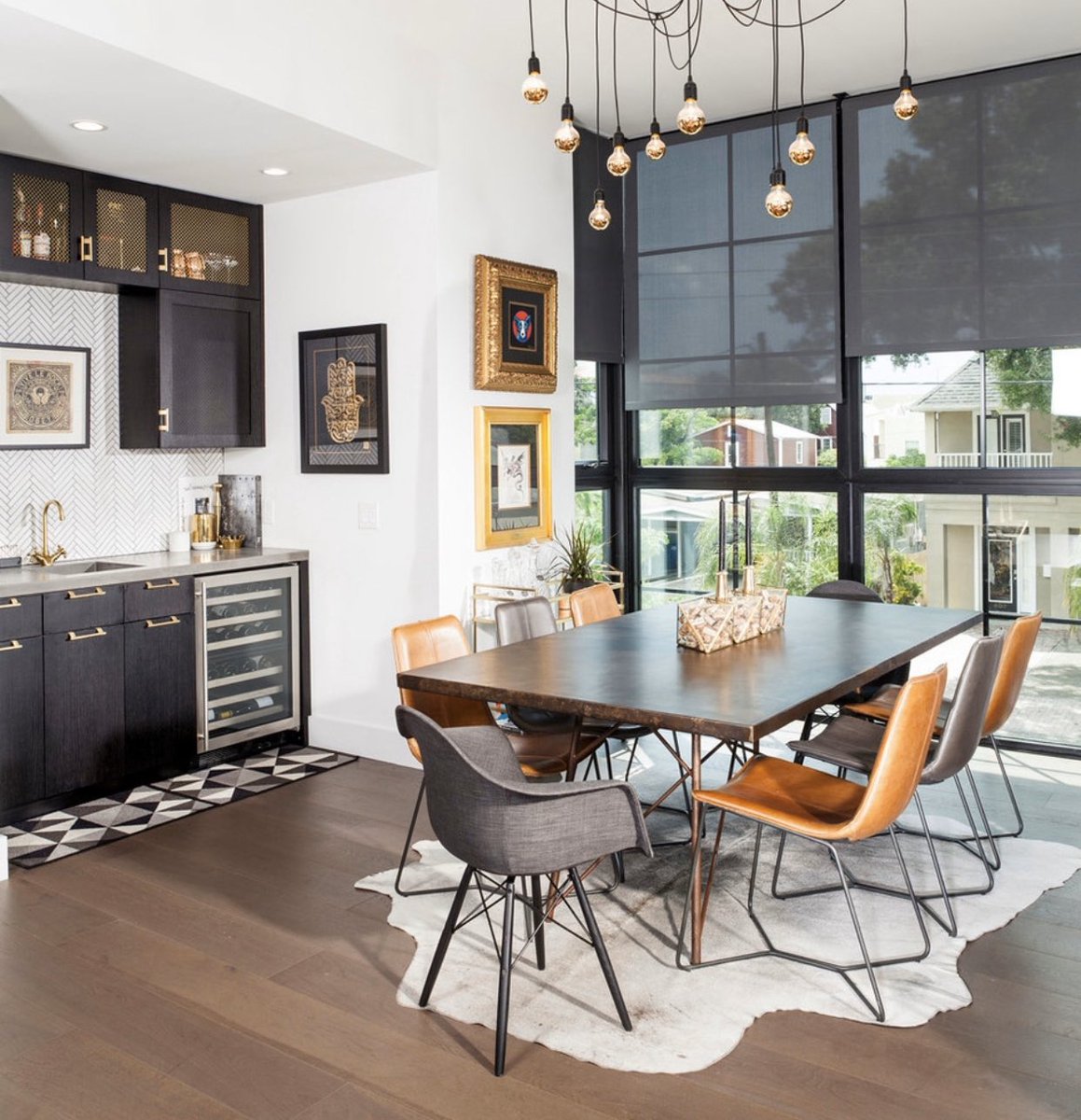 What’s your style dining area?1. Modern2. Industrial3. Transitional4. Traditional