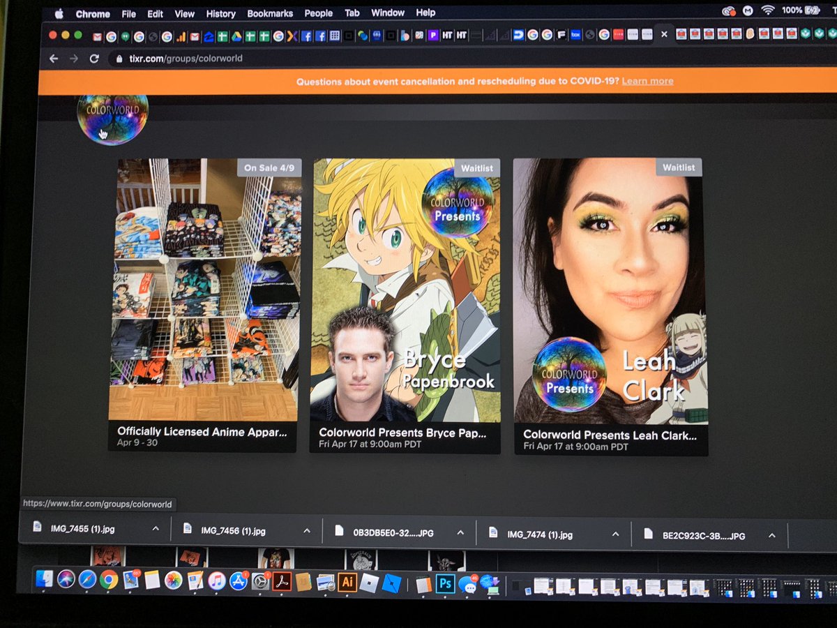 colorworldbooks's tweet photo. Visit https://t.co/NoPrYHhjAY, join the waiting list for items you want! Follow the event to get into the free panel. All items from @brycepapenbrook &amp; @leahclarkva come with the VIP Panel access!
. . . 
#Meliodas #RinOkumura #DemonSlayer #Shindo #MyHero #MHA #AOT #AttackOnTitan https://t.co/gjUkRYQCEW