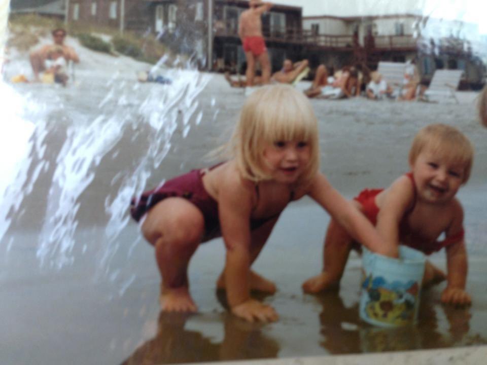 MrsLavelleEV's tweet photo. Since I’m supposed to be on a beach in Florida right now, I’ll throw it way back to my early days  digging in the sand! I’m the one on the right with sand all over my face! ☀️🏖#WeLoveEastVincent #TBT #staycationathome #stayconnected https://t.co/XhhtCDelN2