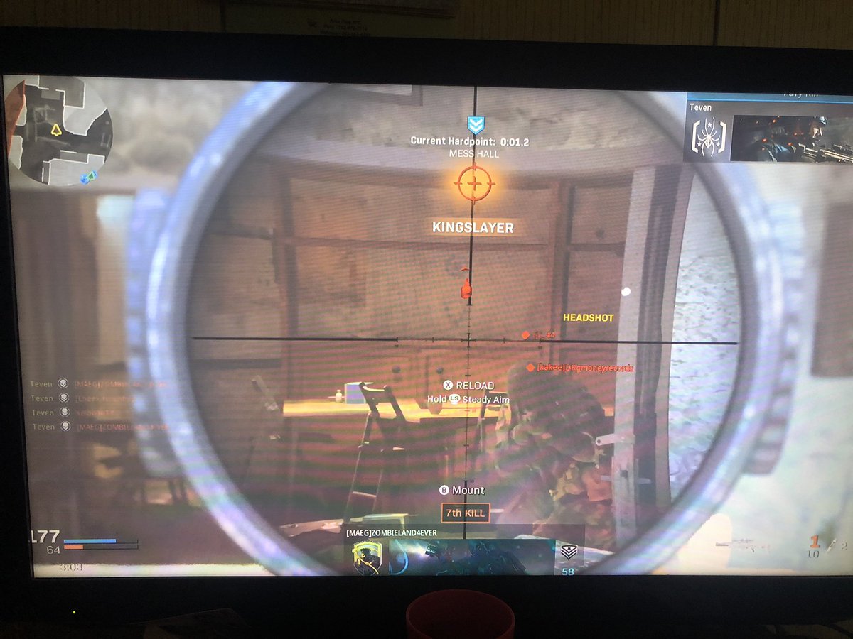 verrtify's tweet photo. I choked the 6 on head.... #CODMW #sniper @Activision @aNobleSociety https://t.co/iv2XEweMVm