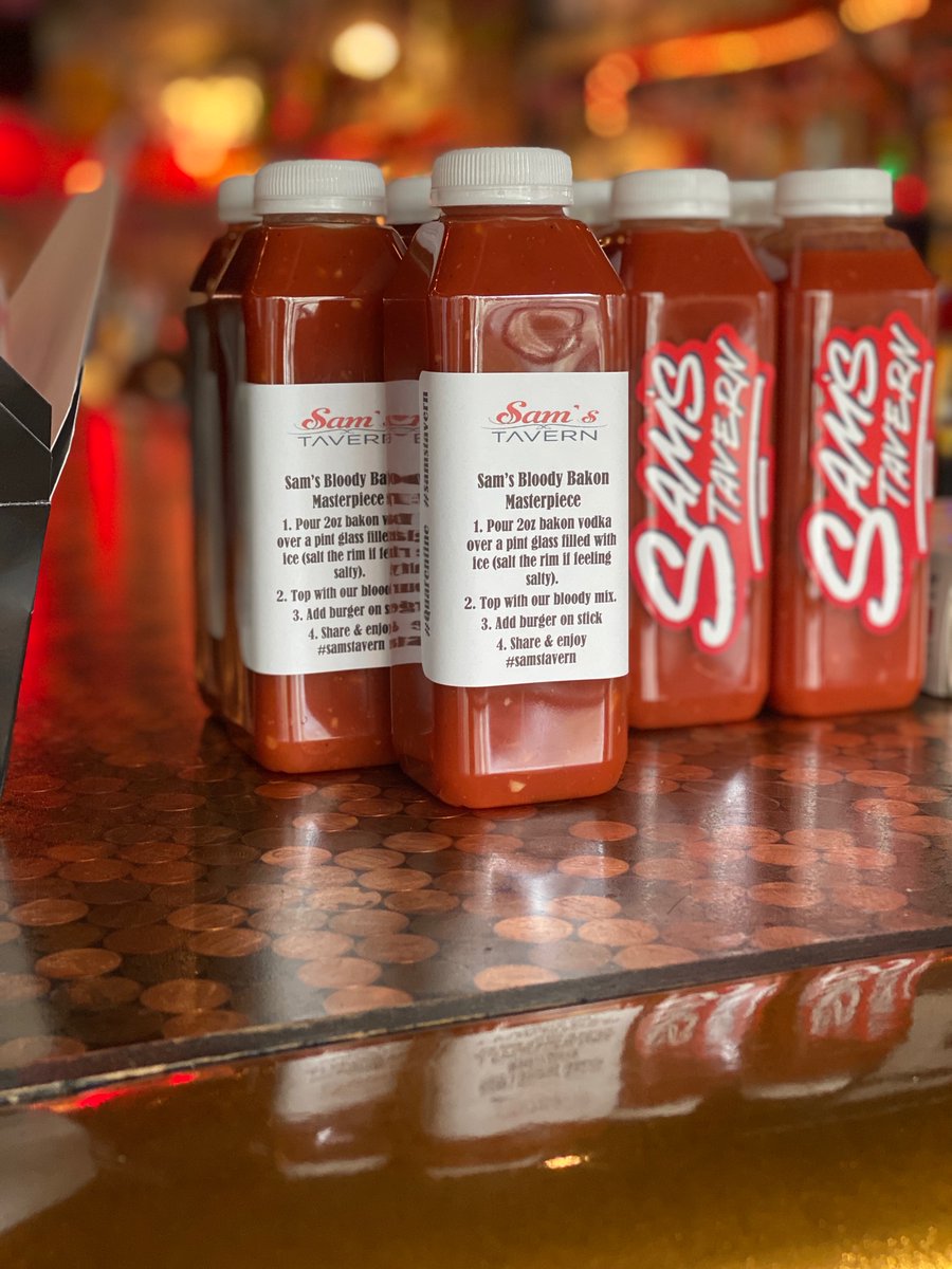 SamsTavern's tweet photo. Thank you 🙏 for everyone’s support. We sold out of our Bloody Mary Masterpieces last week, so we are going to do it again this Saturday. Reserve yours today, limited availability. Order link in Bio. ❤️🍔 ✌️

https://t.co/bETEKqP2Xv

@SamsTavern https://t.co/JSYPogLPv8
