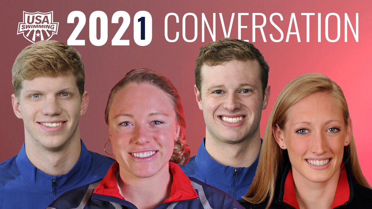 ❓: How Elite Athletes are Leading the Way for 2021
🏊: Jack Conger, <a href="/TownleyH/">Townley Haas</a>, <a href="/BreejaLarson/">Breeja Larson</a>&amp; <a href="/ella_eastin/">Ella Eastin</a> moderated by <a href="/RussellMark1226/">Russell Mark</a>
📅: Sat., April 18th 
⏰: 1:45-2:30p ET 
Register: bit.ly/2y2UXcZ