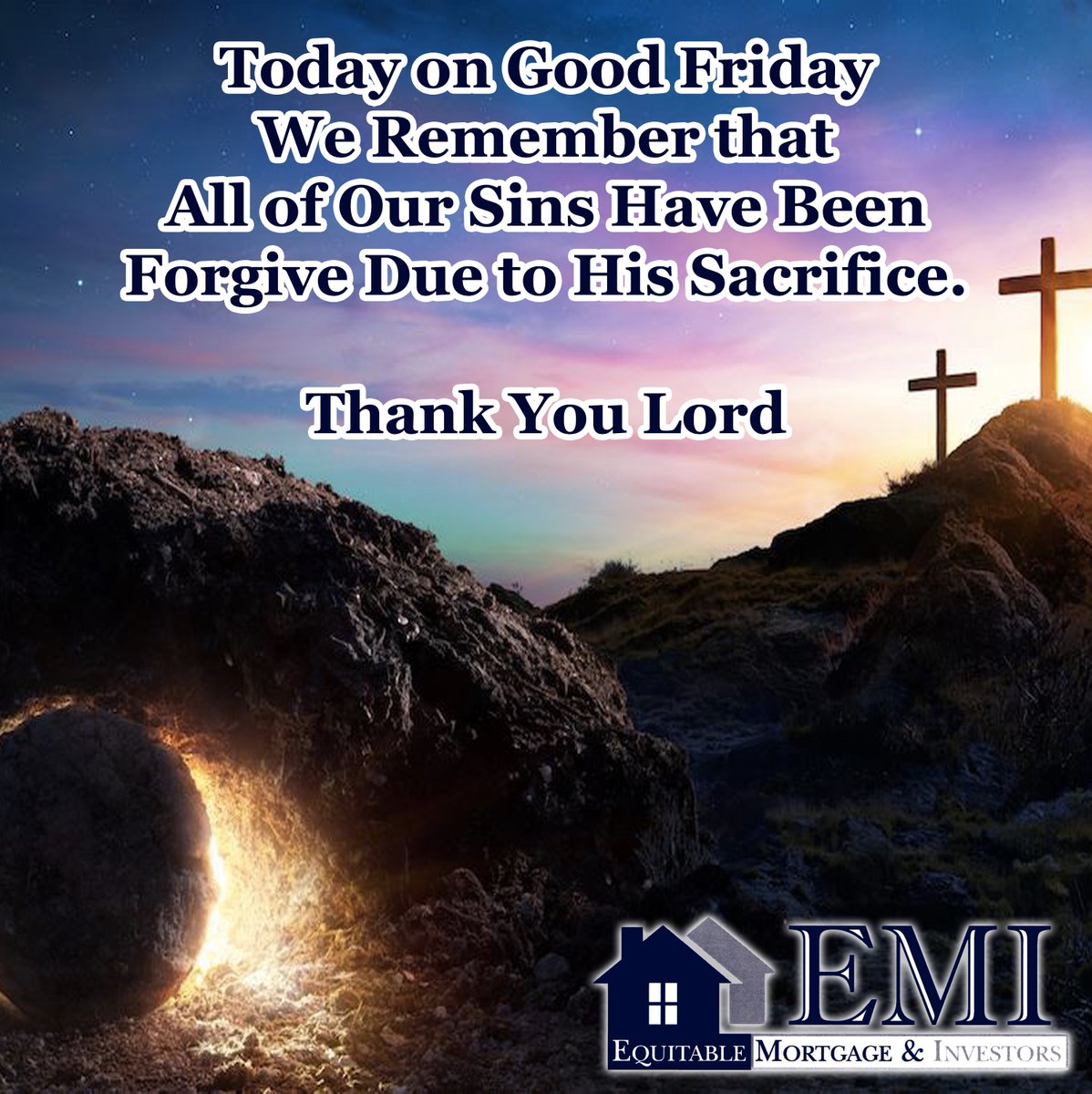 EMILending's tweet image. Many Blessing this Good Friday

#GoodFriday #SinsForgiven #Blessed #ThankYou
#Appreciative