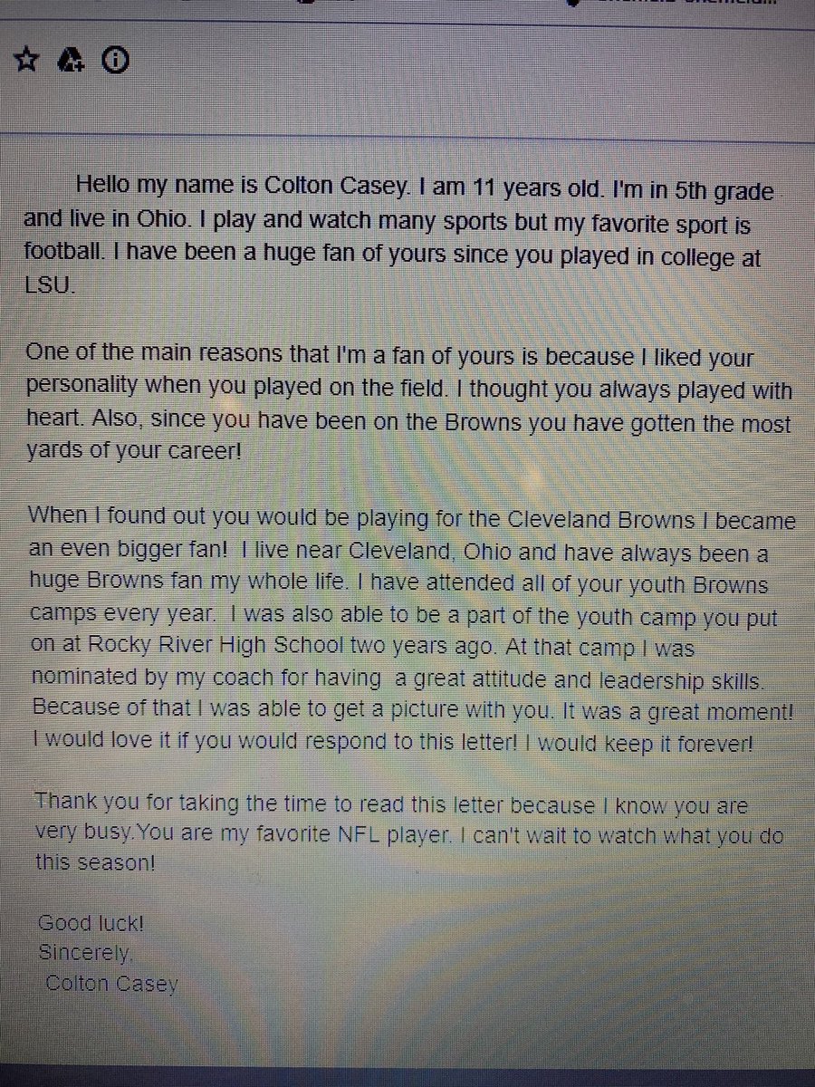 20mcasey's tweet photo. @God_Son80 check out my sons letter to you that he did for a school assignment. Please respond if you can, he loves you! https://t.co/UXPTud6t4b