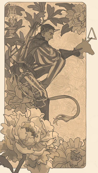 09 #aesthetic #fashion #dnd #ocs #tiefling #flowers 