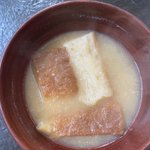 土井善晴先生お墨付き!パンの耳入りのお味噌汁。