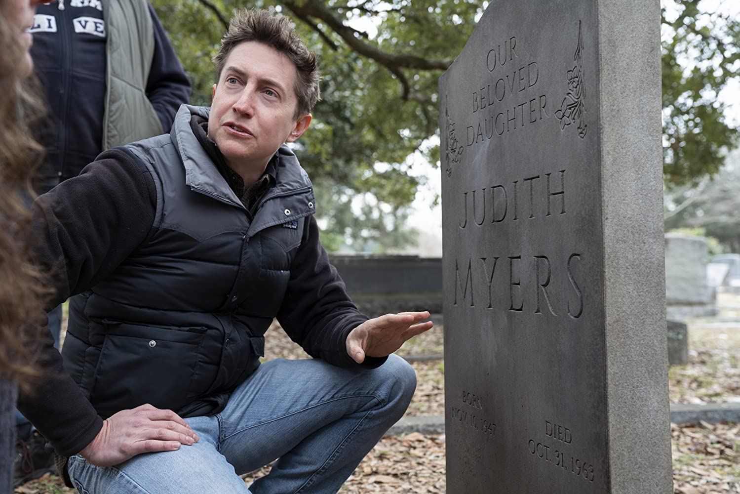 Happy Birthday to director David Gordon Green, on the set of HALLOWEEN (2018). 