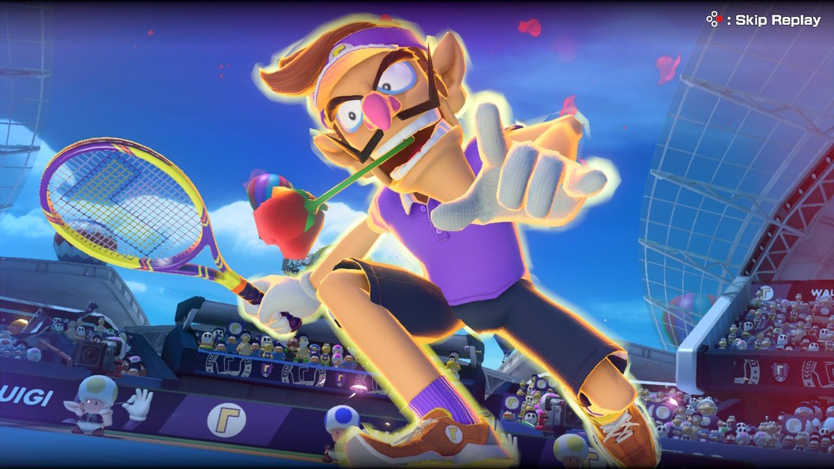 ElSaxoMano's tweet photo. #MarioTennis #MarioTennisAces #NintendoSwitch https://t.co/w3NaFGKm77