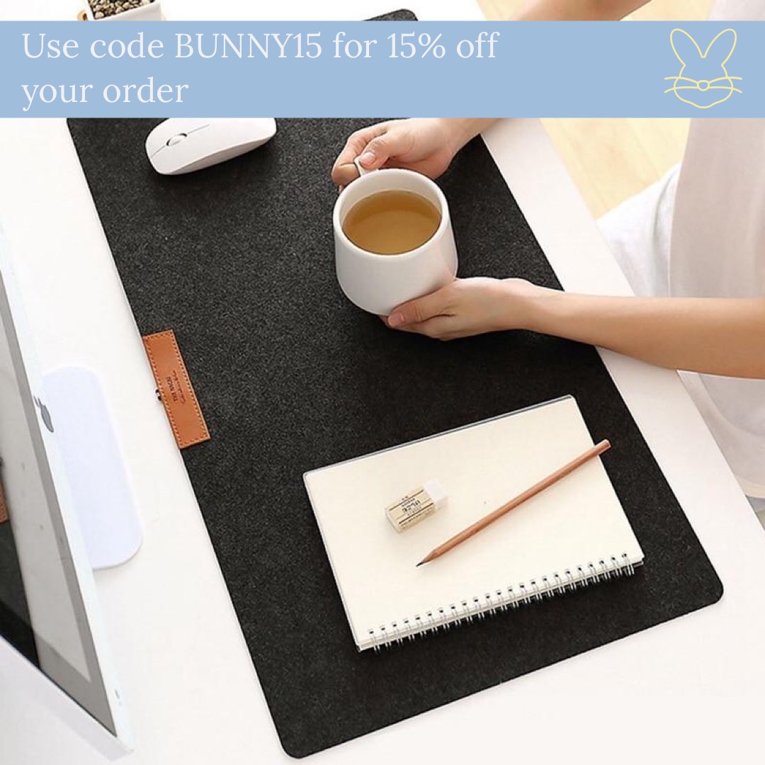 DexyShop's tweet photo. Don’t miss out on our Easter sale! Use code BUNNY15 at checkout for 15% off your order 🐰 Valid until Mon, Apr 13th. https://t.co/QV38u2kM2A #HomeOfficeChallenge #HomeOffice #wfh #WorkFromHome #workfromhometips #QuarentineLife #QuarentineLife #homeschoollife #Easter #EasterAtHome https://t.co/YPOP4UjYMi