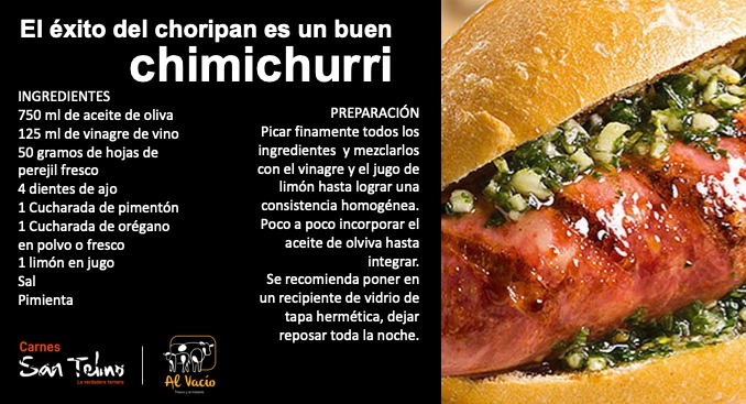 ¡Haz de tu cocina un restaurante!

Prepara un delicioso #Choripan con chorizos San Telmo y acompáñalo con un delicioso chimichurri argentino

Pide los tuyos al 3214942616

Somos carne de la mejor calidad.
.
.
.
.
.
#domocilios
#DomiciliosBogota 
#Carnederes
#Choripan
#Colombia
