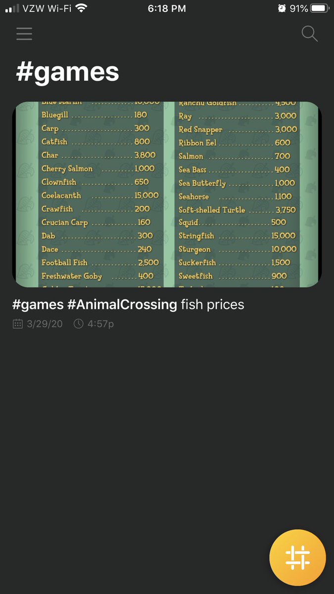 TheBirchApp's tweet photo. Maybe the most important and frequently referenced Photo Note in my entire Birch! #AnimalCrossingNewHorizons #AnimalCrossingNewHorizon #AnimalCrossing #organization #GetFishMakeBells https://t.co/EzRNewNzld