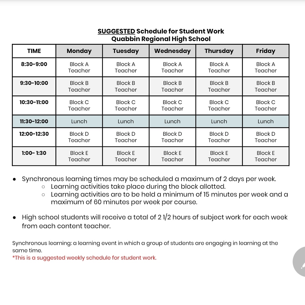 QuabStudentGov's tweet photo. Wondering how to handle trimester 3?
.
Make sure you check your gmail account and Google Classroom. You should hear from your teachers soon! 💻📓📚
.
#trimester3 #workhard #workfromhome #bewell #benice #bequabbin #studentgovernment #studentgov #SGA https://t.co/4srp1Y4pM5