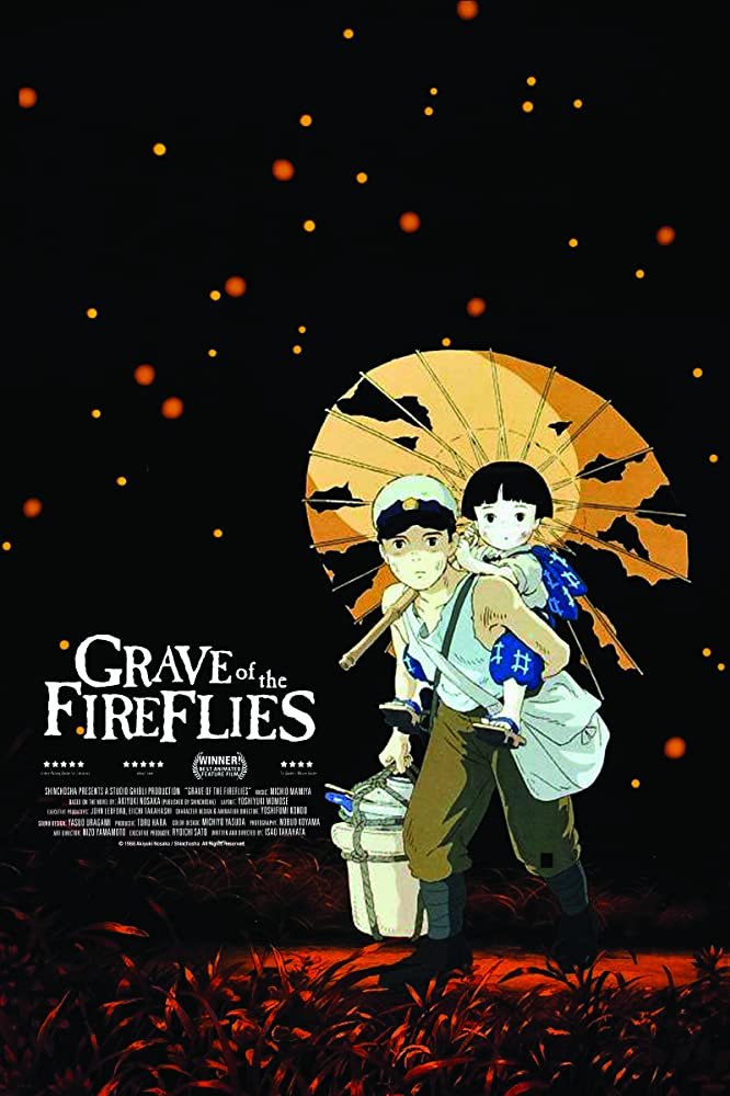 Day 5,  #NowWatchingGrave of the Fireflies (1988) Dir. by Isao Takahata