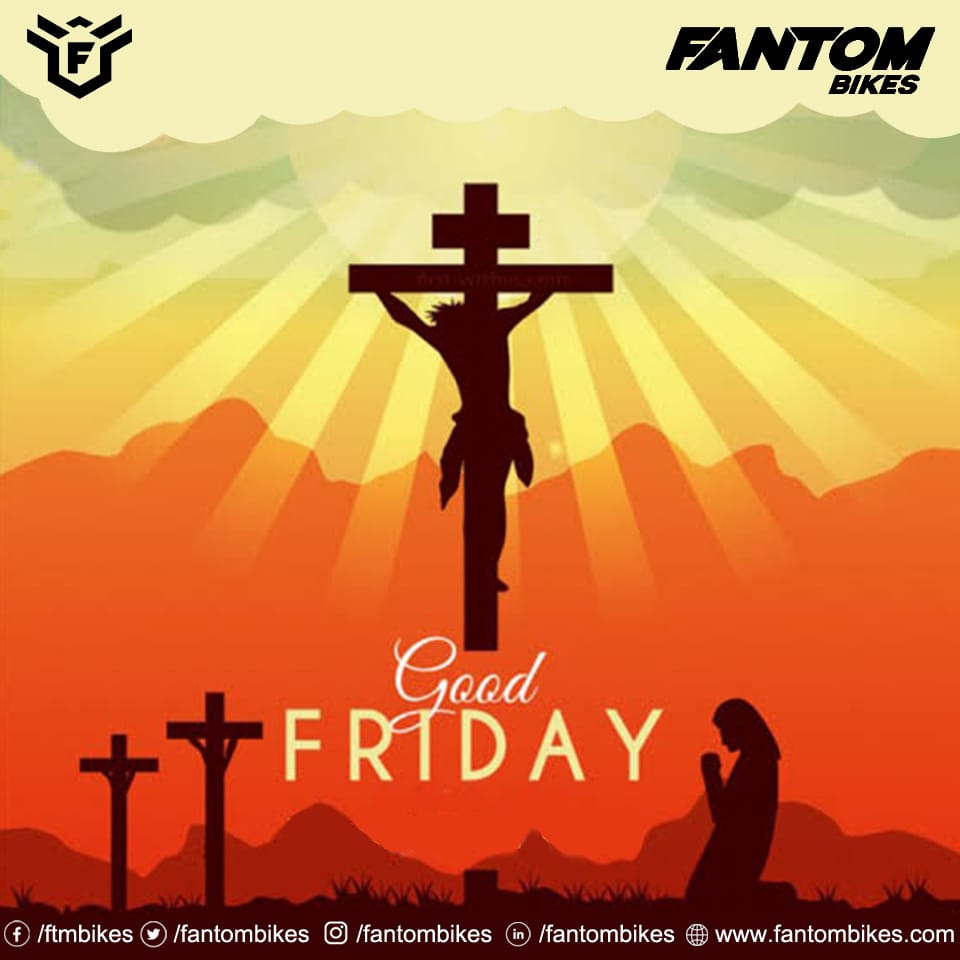 FantomBikes's tweet photo. "Mercy, peace and love. May the grace and Lord surround and be with You & Your Family on Good Friday."
#FantomBikes #GoodFriday #Jesus #FightAgainstCovid19 https://t.co/xOD7Fl0ioI