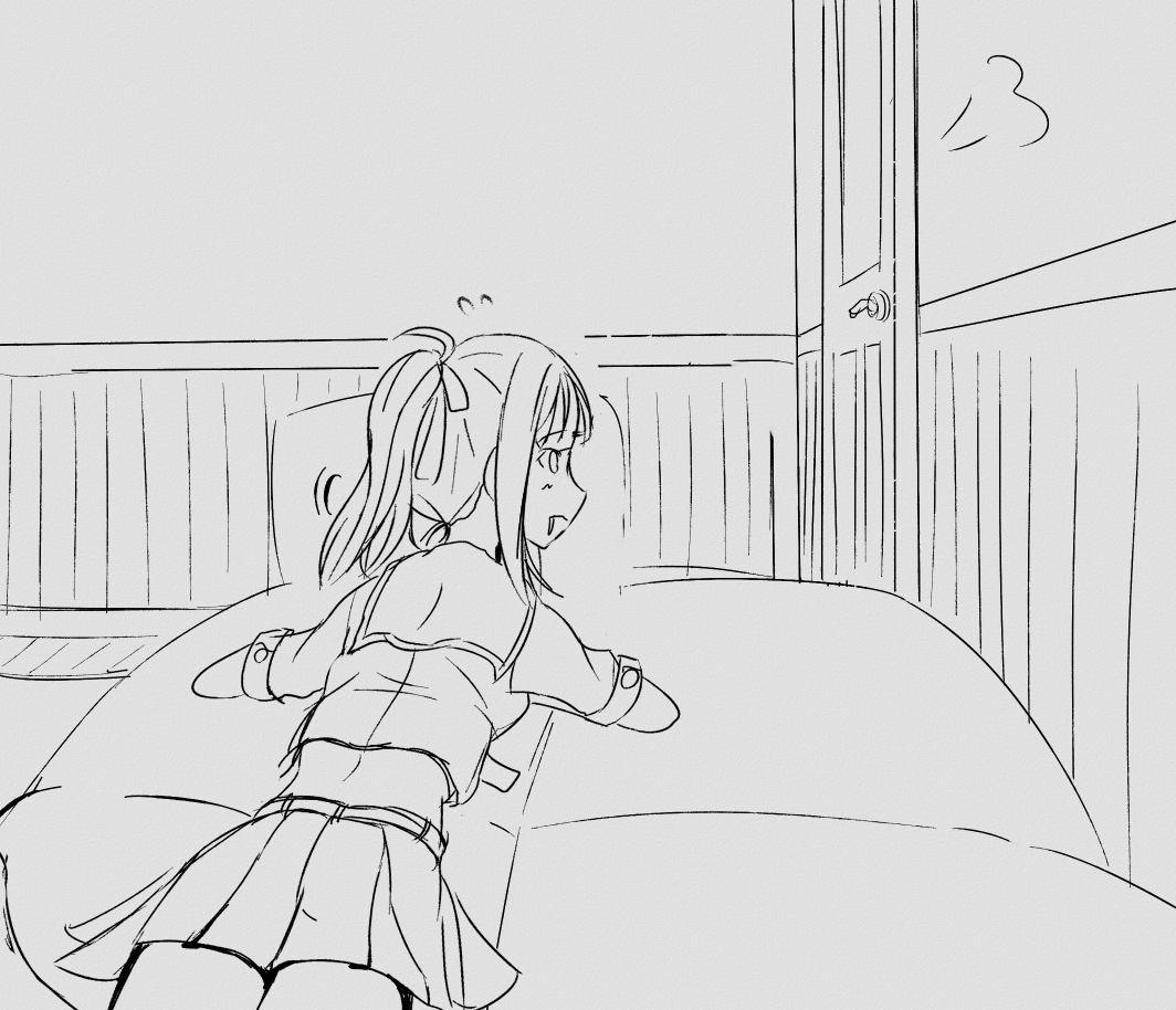 五月雨「……夕張さん、提督さんと仲良しさん なのかなっ? ねっ!」 