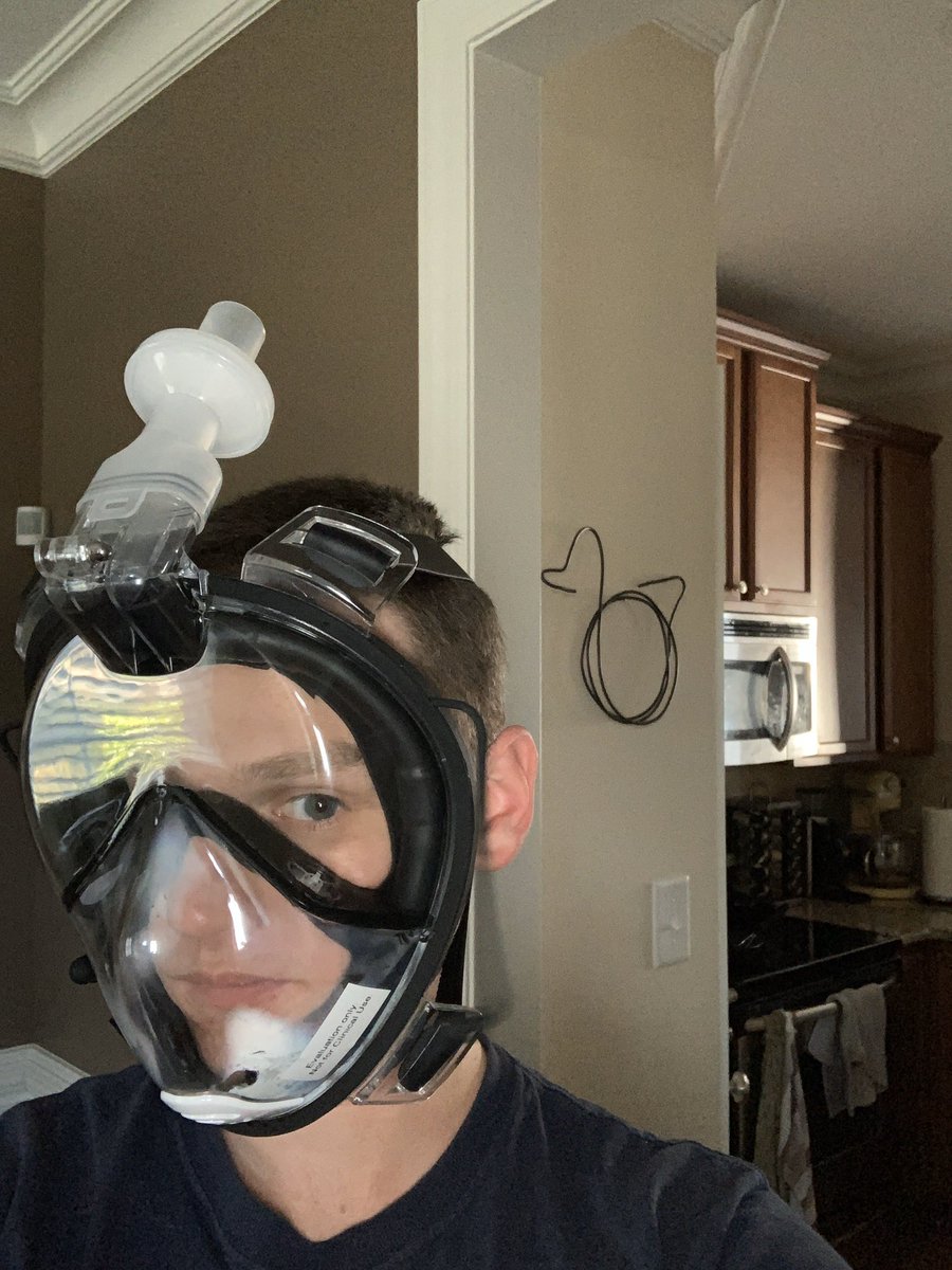Bryan Whitlow (@bryanwhitlowmd) on Twitter photo Just got my snorkel mask with adapter piece to fit universal viral filters courtesy of <a href="/PrakashLab/">PrakashLab</a> ! Now I need to try and get it fit tested. <a href="/UNC_Anesthesia/">UNC Anesthesiology</a> <a href="/ChrisHuberMD/">Chris Huber</a> <a href="/JeremyGueMD/">Jeremy Gue MD</a> <a href="/AWhitehouseMD/">Annie Whitehouse</a> #COVIDー19 Just got my snorkel mask with adapter piece to fit universal viral filters courtesy of <a href="/PrakashLab/">PrakashLab</a> ! Now I need to try and get it fit tested. <a href="/UNC_Anesthesia/">UNC Anesthesiology</a> <a href="/ChrisHuberMD/">Chris Huber</a> <a href="/JeremyGueMD/">Jeremy Gue MD</a> <a href="/AWhitehouseMD/">Annie Whitehouse</a> #COVIDー19