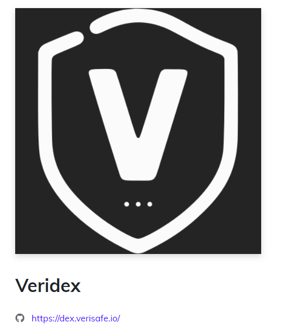VeriSafeProject's tweet photo. @gitcoin grant round 5 of Veridex ends tomorrow: https://t.co/yYEMVbz4w8

Article explaining how to: https://t.co/LFX5UUdbiX

Open Source Work:  https://t.co/pKVtAqOP9s

Show some love!

#deltaDirect

@cctip_io airdrop 20000 VSF 500 #ethereum https://t.co/CtshOZfBTc