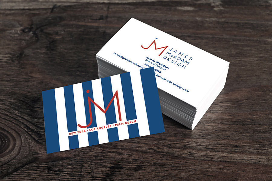 DeadOnDesign's tweet image. An oldie but still a goodie. #ThrowbackThursday to the identity we created for James McAdam Design. Boost your brand with a strong identity and attract the customers and clientele you&apos;ve been hoping for. Get in touch today!