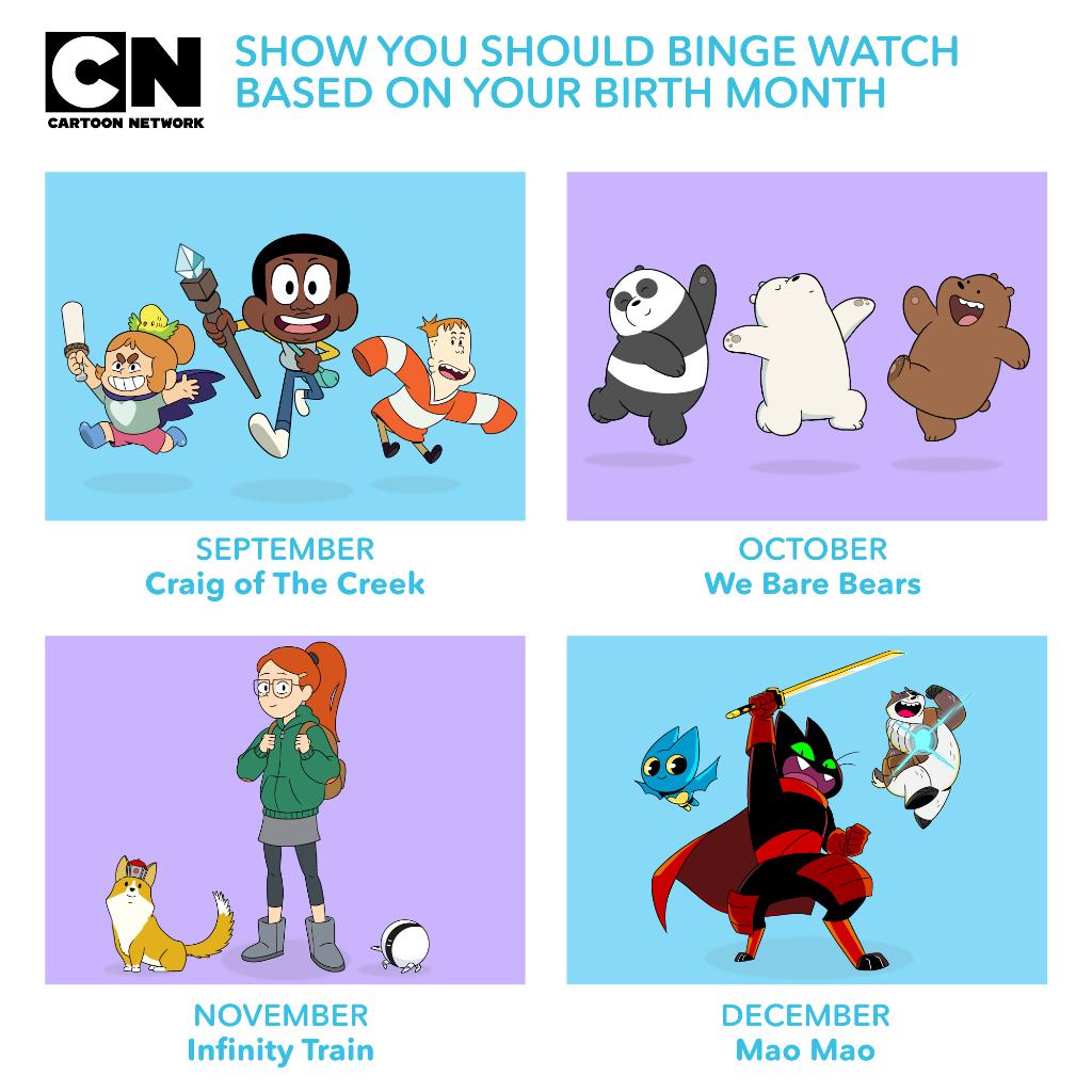 Which binge show did you get? 📺👀 Watch your favs for FREE on the CN app in April! 👉cartn.co/CNApp

#StayEntertained #CNCheckIn #cartoonnetwork