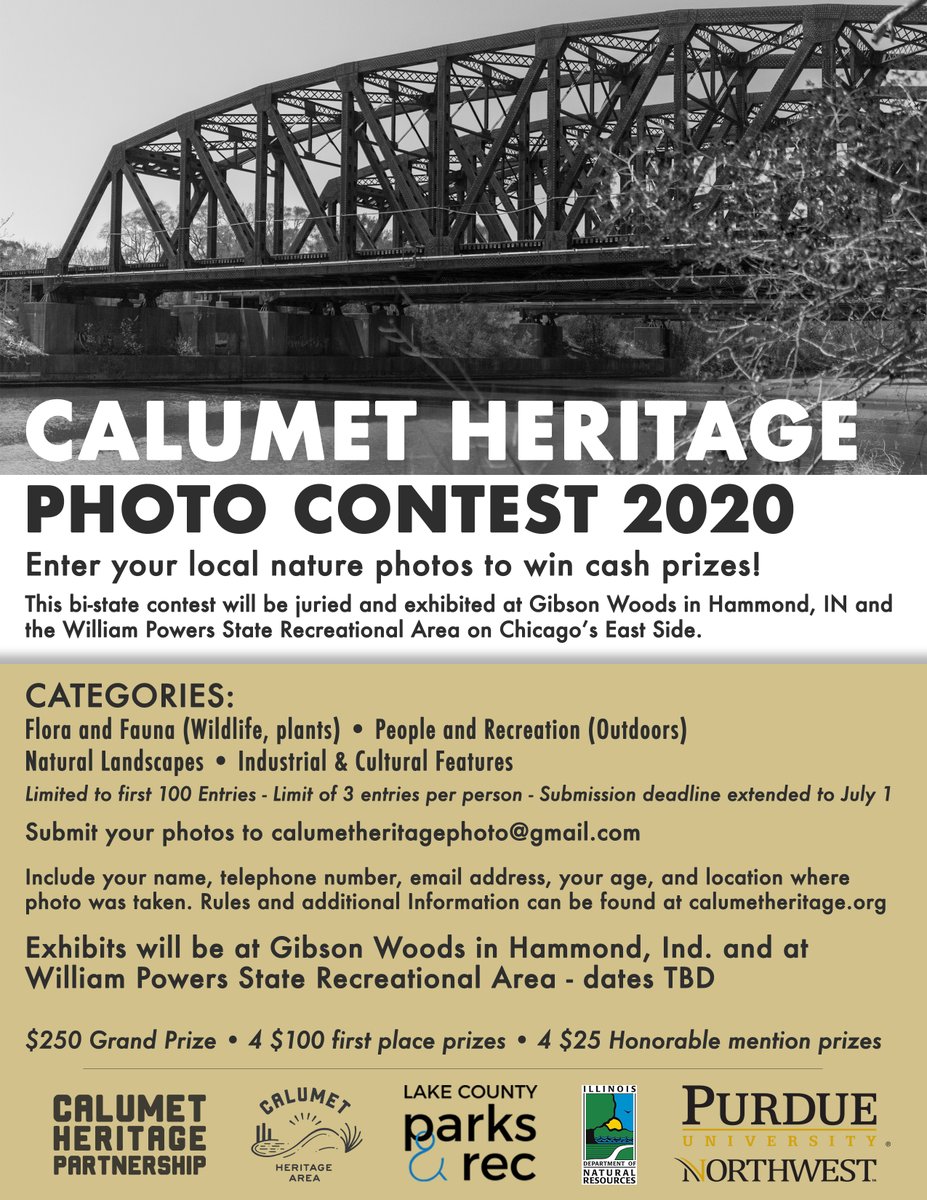 calumetheritage's tweet image. The submission deadline for the first Calumet Heritage Photo Contest has been extended to July 1.