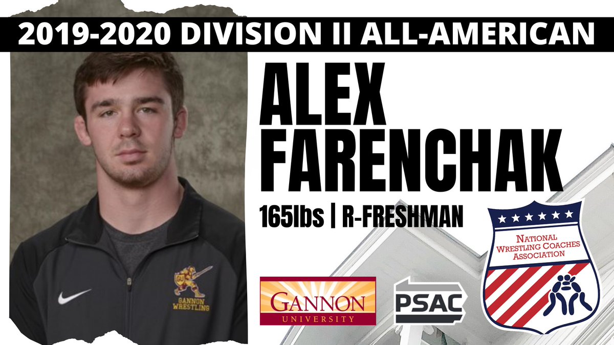 Gannon_MWR's tweet photo. Means, Farenchak and Nixon named NWCA Division II All-Americans! #GannonWrestling https://t.co/vt6BA3LVsn