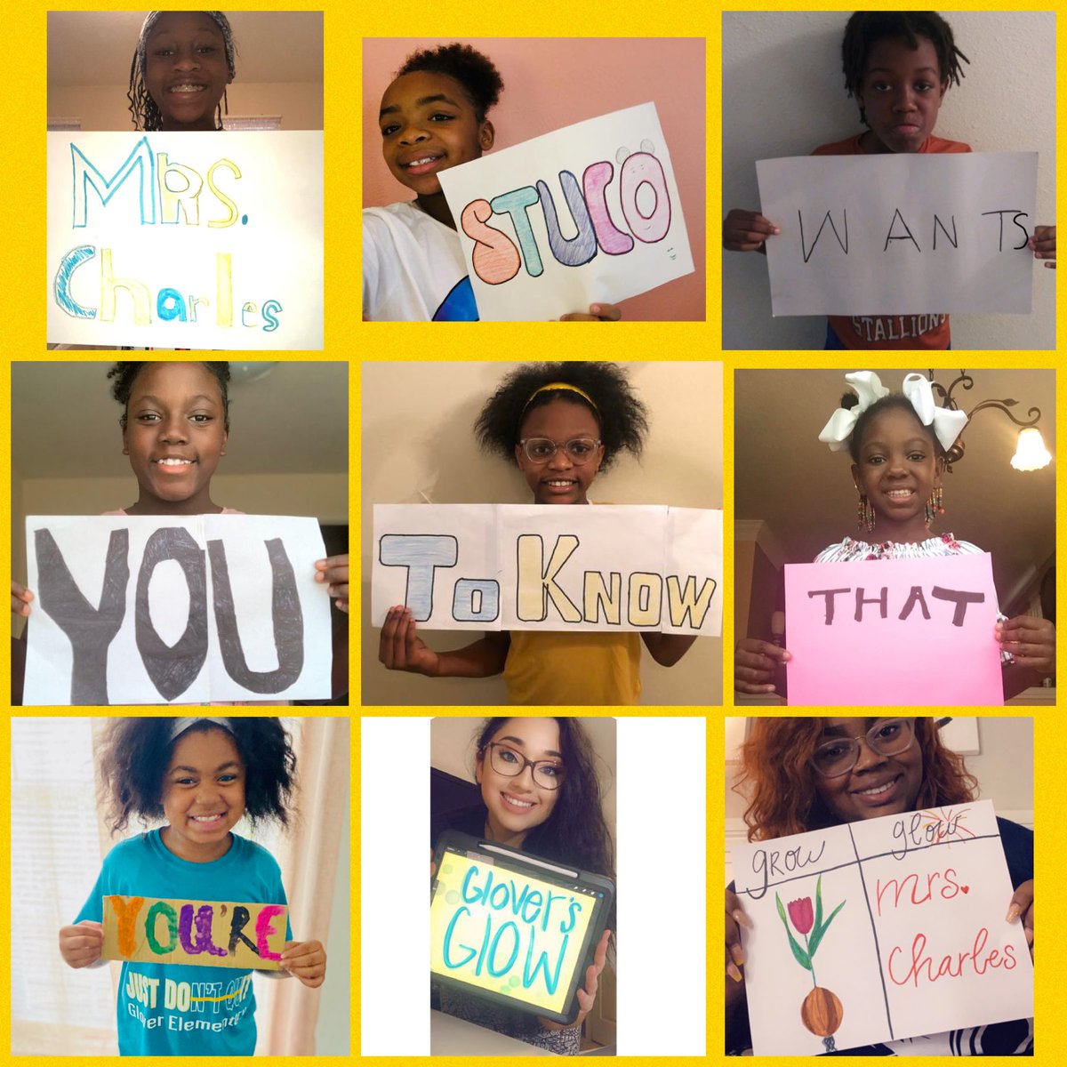 GE_Eagles's tweet photo. Even though we’re far apart, STUCO wants @kimberlyjuan03 to know we hold her close to our hearts! A virtual celebration for the best AP in FBISD ❤️ #nationalassistantprincipalsweek https://t.co/yJEirkqrKM