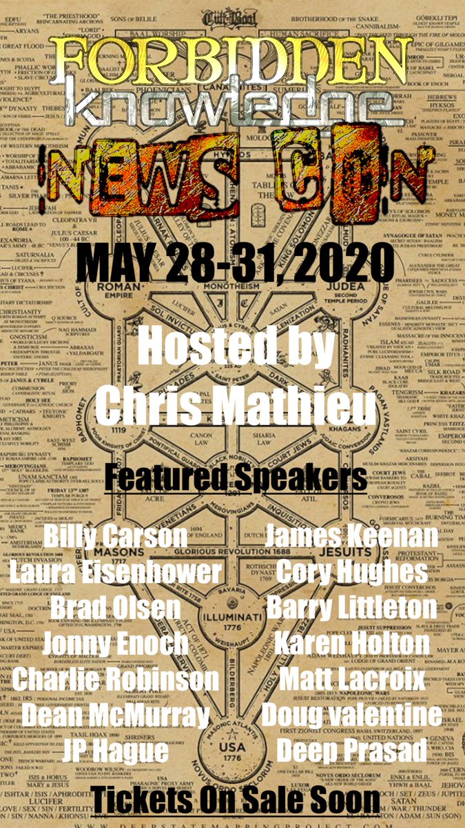 ConForbidden's tweet image. Forbidden Knowledge News-Con Early Bird Discounted Tickets End Saturday!  Regular on-sale TBA. fkncon.forbiddenknowledge.news #ufos #aliens  #conference LIKE and RETWEET