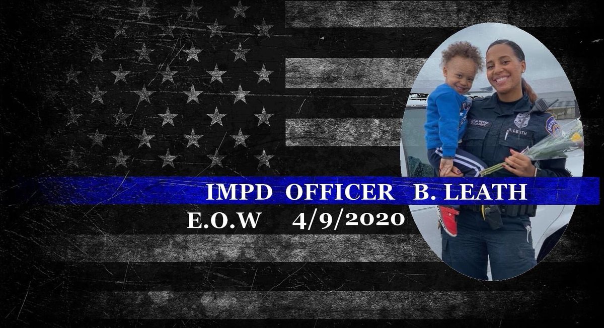 tymorgan32's tweet photo. Prayers for Officer Leath’s family and to all my brother and sisters at IMPD. Rest easy sister, we got it form here. https://t.co/C4hArAUbdZ