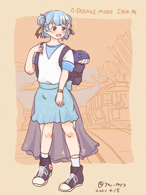 ここ最近描いた私服シリーズ、この辺の描き方が
なんとなくツボにハマったのか描いてて楽しい。

ただ線画に猛烈な神経使うから、酷いときは1枚4時間以上使うのと
影の色を主張しすぎないようにするのが死ぬ程疲れる...
無駄な線引かない/色使わない様にデッサンの練習と思うしかない。 