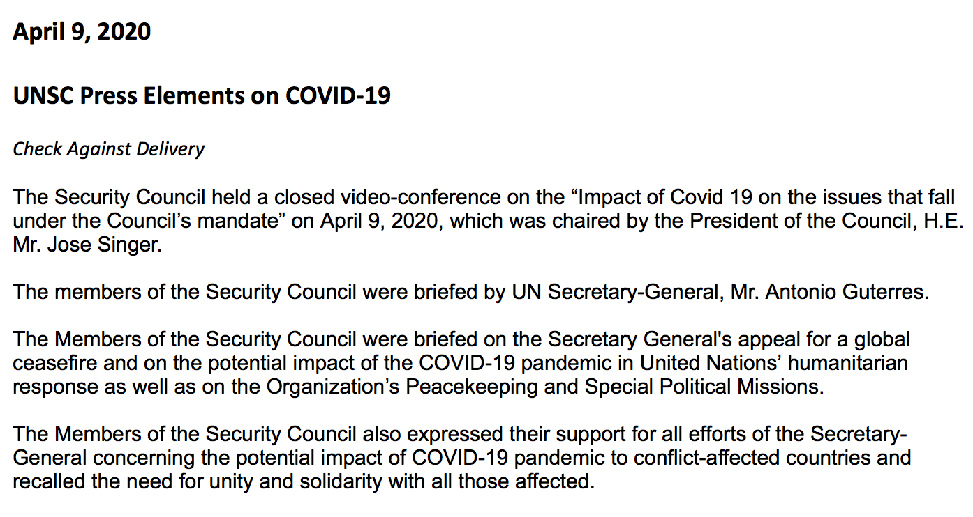 louis charbonneau on X: 🚨 #BREAKING - UN Security Council just