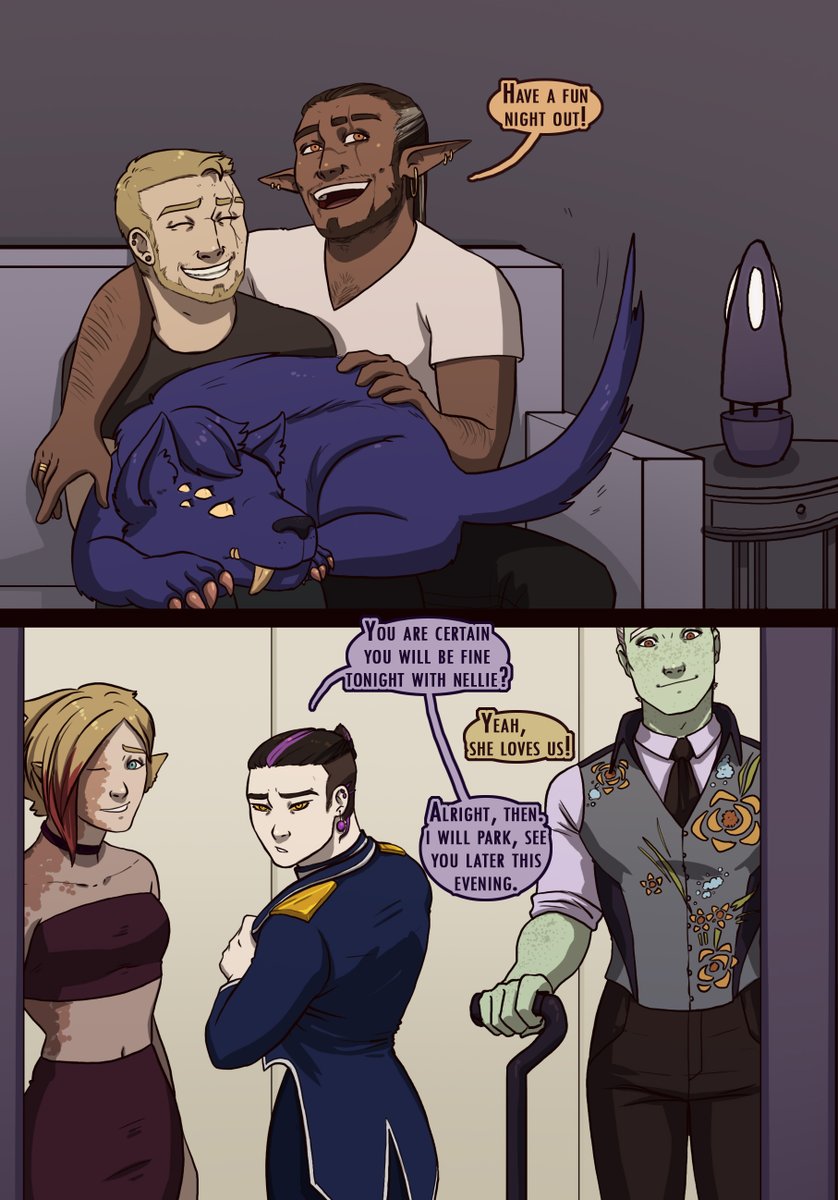 To top it all off, we've also welcomed a baby monster aboard! While you're already helping 4 people out, what's one more?
#meetthewebcomic