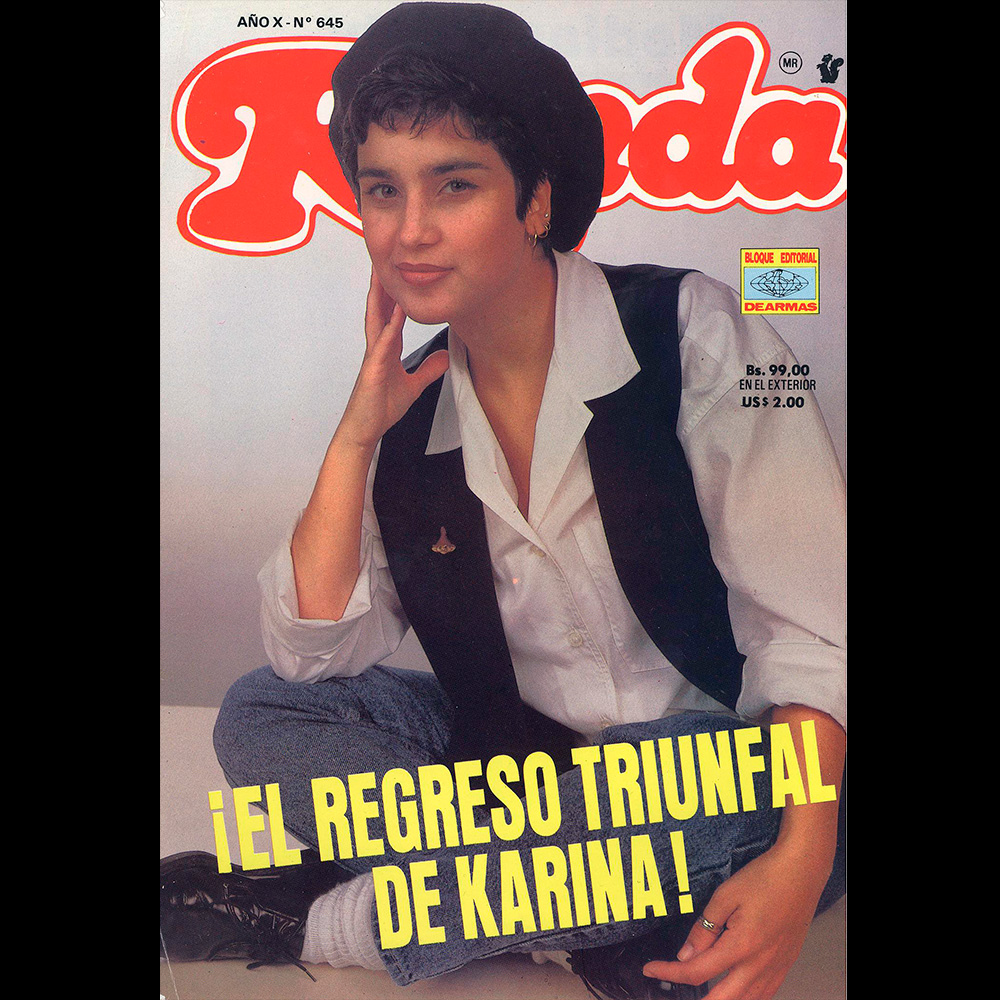 fanskarina's tweet photo. @karinalavoz "El regreso Triunfal", con su nuevo disco ESTA ES MI VIDA (promo nunca te olvidare) https://t.co/QjyRJRmJUH https://t.co/QfOBZR5pMb
