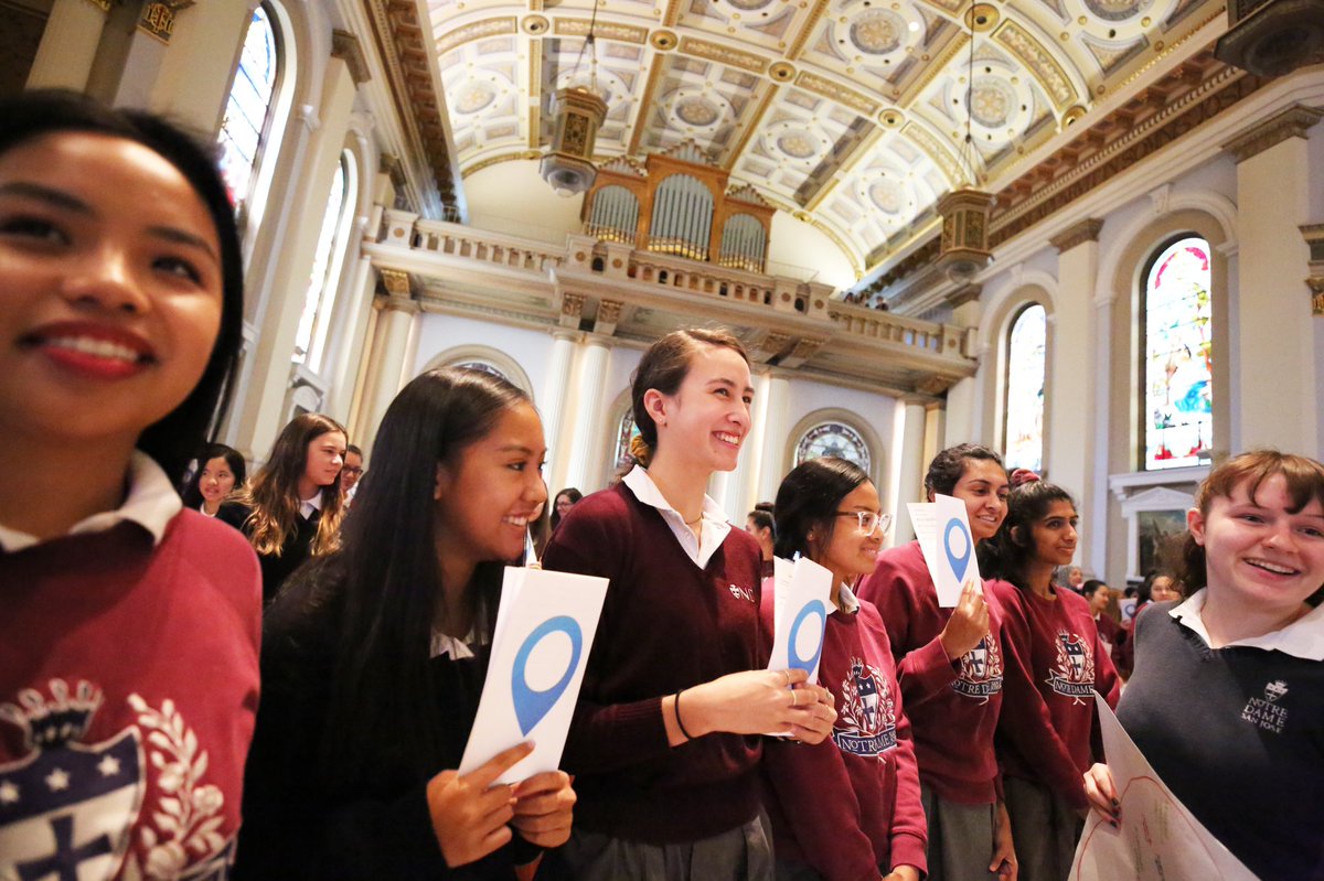 NotreDameSJ's tweet photo. #NDSJ gathered virtually today for #HolyWeek while continuing our journey from Brokenness to Belonging. Thank you to @NDSJCM & student leaders, as well as Steve Herrerra from religious studies for creating this moving video: https://t.co/NR0fQtQxn1 💙 #HolyThursday #NDPrays https://t.co/cJlak4SMUt