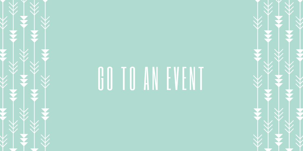 When possible, go to an event whether that's a virtual reading or talk or (someday soon) an in-person signing or festival!