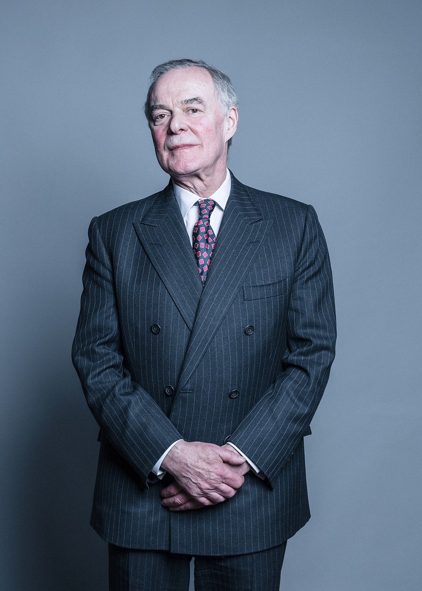 This chap is Hugh Trenchard, or “viscount” Trenchard*, a Tory member of the House of the Lords…   #ToriesOut *footnote: I don’t recognise titles for living people, having abolished the honours system. I use them for historical personages, for the avoidance of confusion…