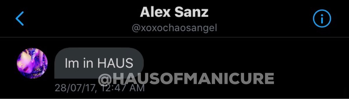 He is just a guy who likes fooling people and he’s doing it since 2017 (or even earlier? who knows).He had an account called @.xoxochaosangel which exists right now and he said he was in the haus of gaga (as you can see from the screen here)